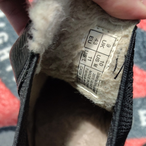 Dr. Martens Black Leather Platform Chelsea Boots with Shearling Trim - Picture 5 of 5